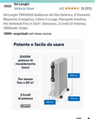 Radiatore delonghi