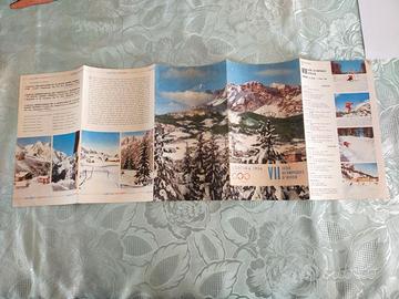 Depliant Vintage Cortina olimpiadi 1956