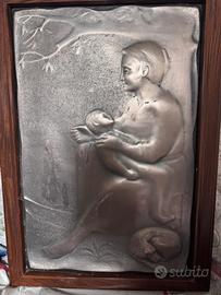 Quadro di Ottaviani 1974 argento