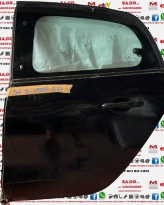 PORTIERA POSTERIORE SINISTRA SX SMART FORFOUR 453 