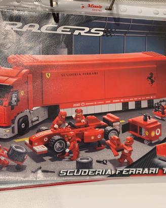 Lego set Camion autotrasportatore Ferrari F1 8654