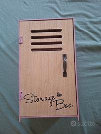 Organizer in legno con chiusura magnetica