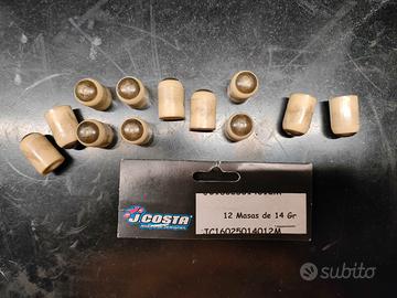 rulli massette JCosta 14 gr. XMax 250 carburatore 