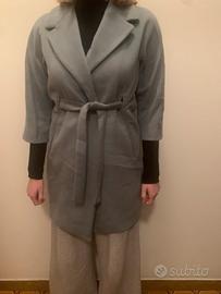 Cappotto intrend celeste polvere