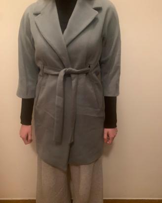 Cappotto intrend celeste polvere