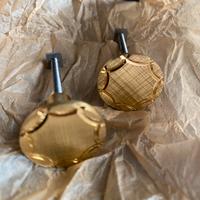 Pomello in ottone vintage