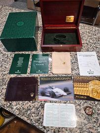 Rolex 16523 daytona zenith corredo orginale