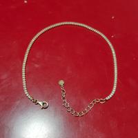 cavigliera in argento "925 con zirconi