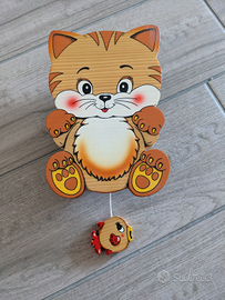 Carillon di legno gattino Bartolucci
