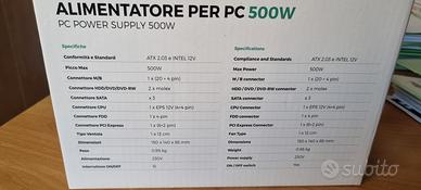 Alimentatore per pc 500W