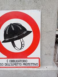 targa industriale vintage 