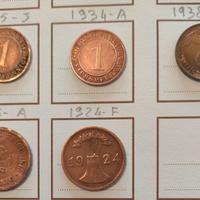 Lotto 5 Monete Pfennig Storiche Tedesche RARE:.