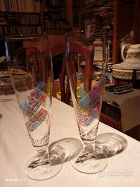 Coppia bicchieri birra Ritzenhoff  Design Cazal 89