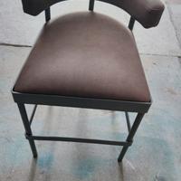 Sedia Design Industriale in Ecopelle - 4 pezzi