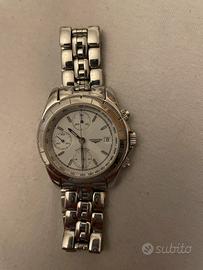 Cronografo automatico Longines bracciale in acciai