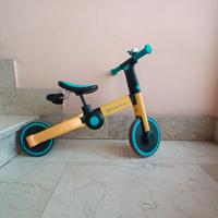 Kinderkraft Triciclo 3in1 da 12mesi a 5anni Giallo