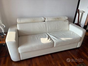 DIVANO LETTO BIANCO