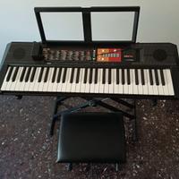 Yamaha PSR-F51 con Panca e Duronic KS2B Supporto T