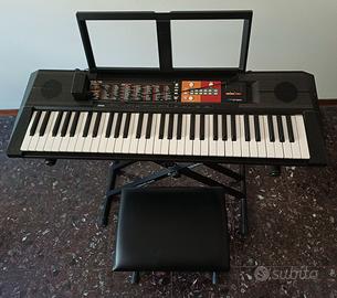 Yamaha PSR-F51 con Panca e Duronic KS2B Supporto T
