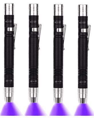 4 pz Torcia UV LED penna Ultravioletti Luce IPX4