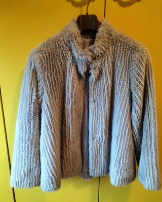 giacca pelliccia ecologica 