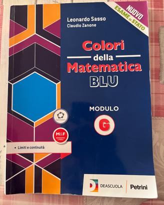Libro di testo Colori della Matematica Blu G