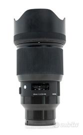 Sigma 85mm f/1.4  - Attacco Sony FE