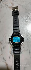 Orologio x Uomo da Polso con Luce +Cinturino Nero