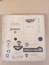 Pietra litografica etichette vini Toscana 1900 ca.