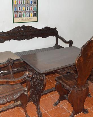 salotto antiquariato primi anni 800