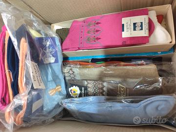 lotto stock di 60 paia di calze da bimbo e donna