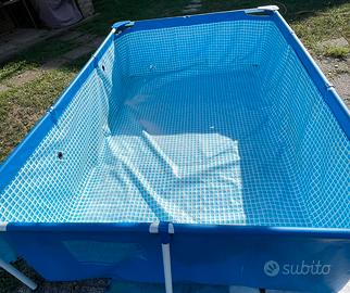 Piscina fuori terra rettangolare 3x2 intex
