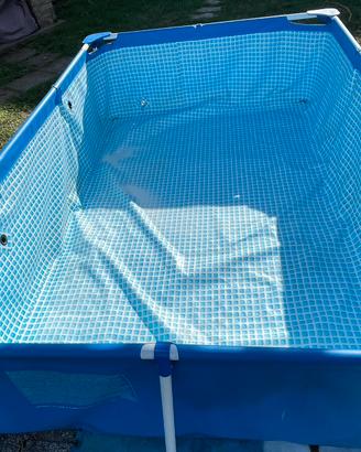 Piscina fuori terra rettangolare 3x2 intex