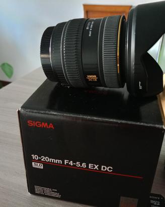 Sigma 10-20mm f/4-5.6 EX DC HSM - Attacco Canon EF
