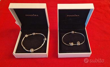 due bracciali Pandora originali con charms