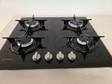 PIANO COTTURA IN VETRO INDESIT 4 FUOCHI