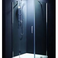 Box doccia cristallo trasparente 100x80