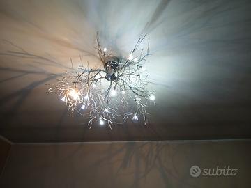 lampadario in acciaio