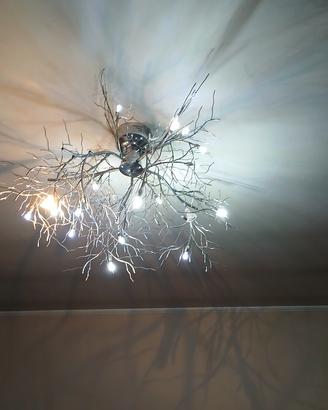 lampadario in acciaio