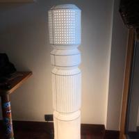 lampada ikea da terra in carta di riso