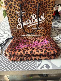 Pochette MC2 Saint Barth originale leopardata