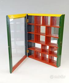 Teca in legno e vetro