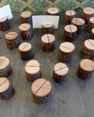 Segnaposti in legno
