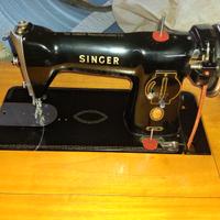 Macchina per cucire Singer completo anni 1950