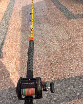 Canna e mulinello drifting - traina