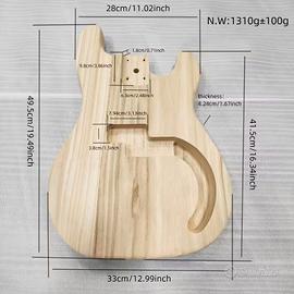 body basso precision 4 corde