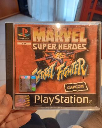 Marvel Heroes vs Street Figh -  Playstation 1