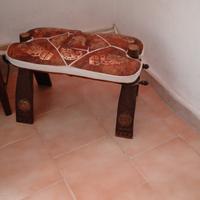 Poggiapiedi pouf stile arabo