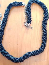collana perline di vetro 