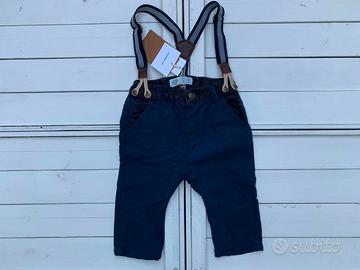 Pantaloni Bambino Zara 6-9 mesi 74cm Blu